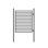 Barrière en métal pour piétons H 7,6 pi x l 5,2 pi