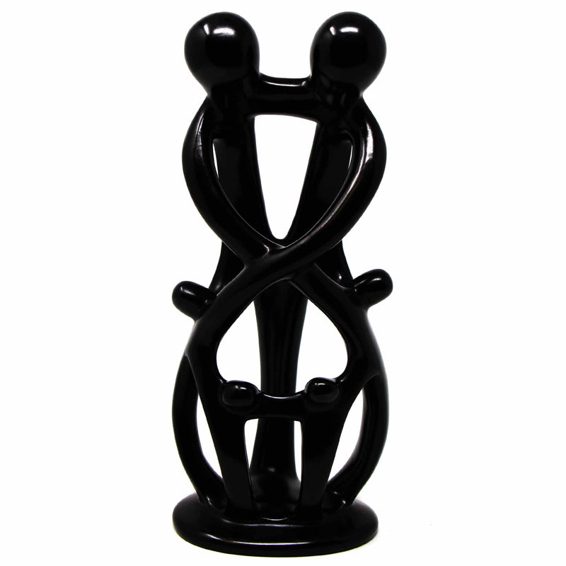 Figurine de famille Gregers, H 8 po x l 4 po x P 4 po