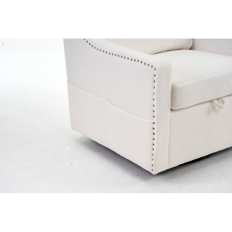 Fauteuil d'appoint pivotant à 360 ° Teddy