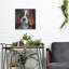  «Woof Beagle» par Rich Monet, art mural en métal, 12 po x 12 po-978701646