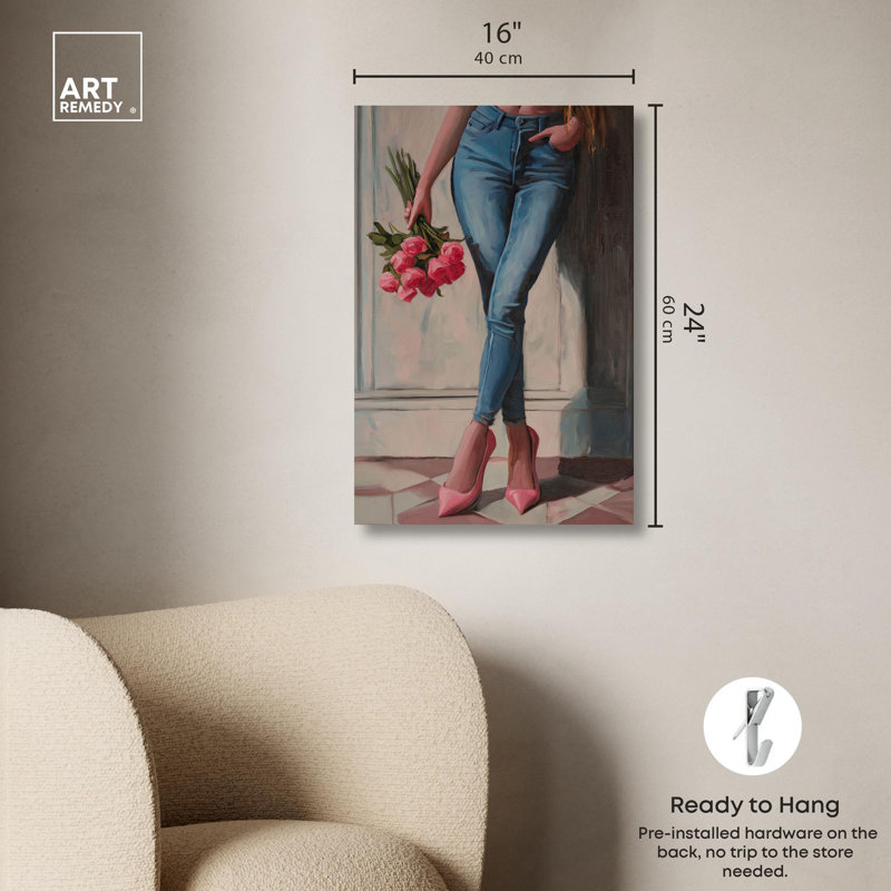 «Waiting for You» par Art Remedy, H 24 po x l 16 po, Toile tendue