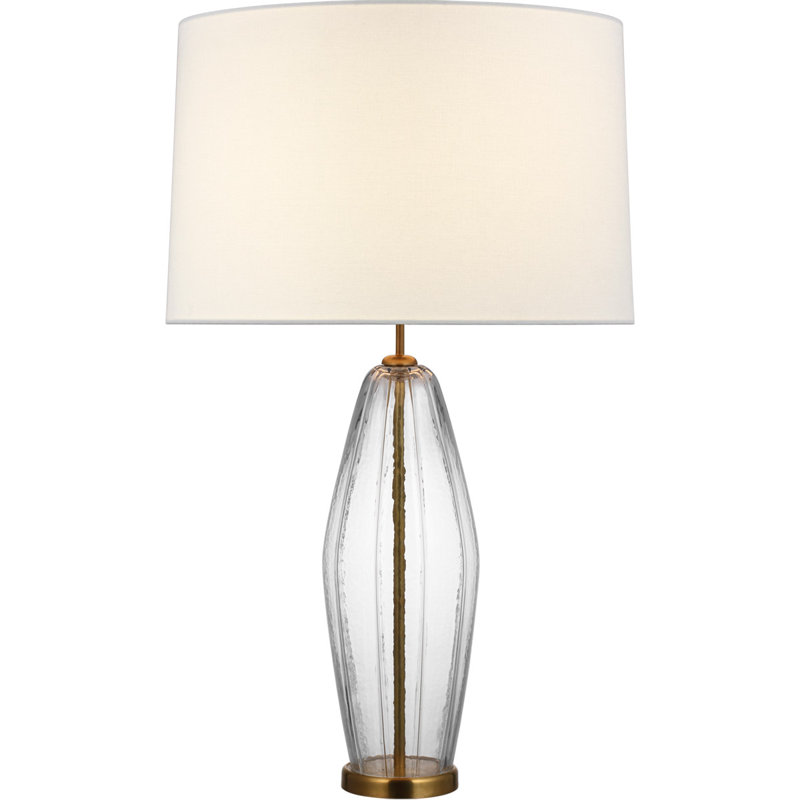 Kate spade new york Kinsley Everleigh Large Fluted Table Lamp, 32.5" H x 20" W x 13" D, Orchid