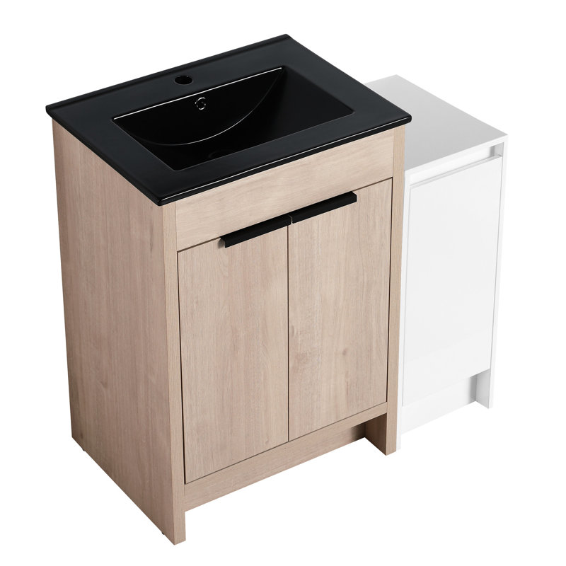 Meuble-lavabo sur pied 36 po avec armoires de rangement - 36 po