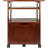Mobile Printer Station And Organizer With Storage Drawer, Solid And Composite Wood Construction, Walnut Finish, Assembly Required