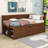 Wood Daybed with Drawers and Shelves-1807396034-1807396033