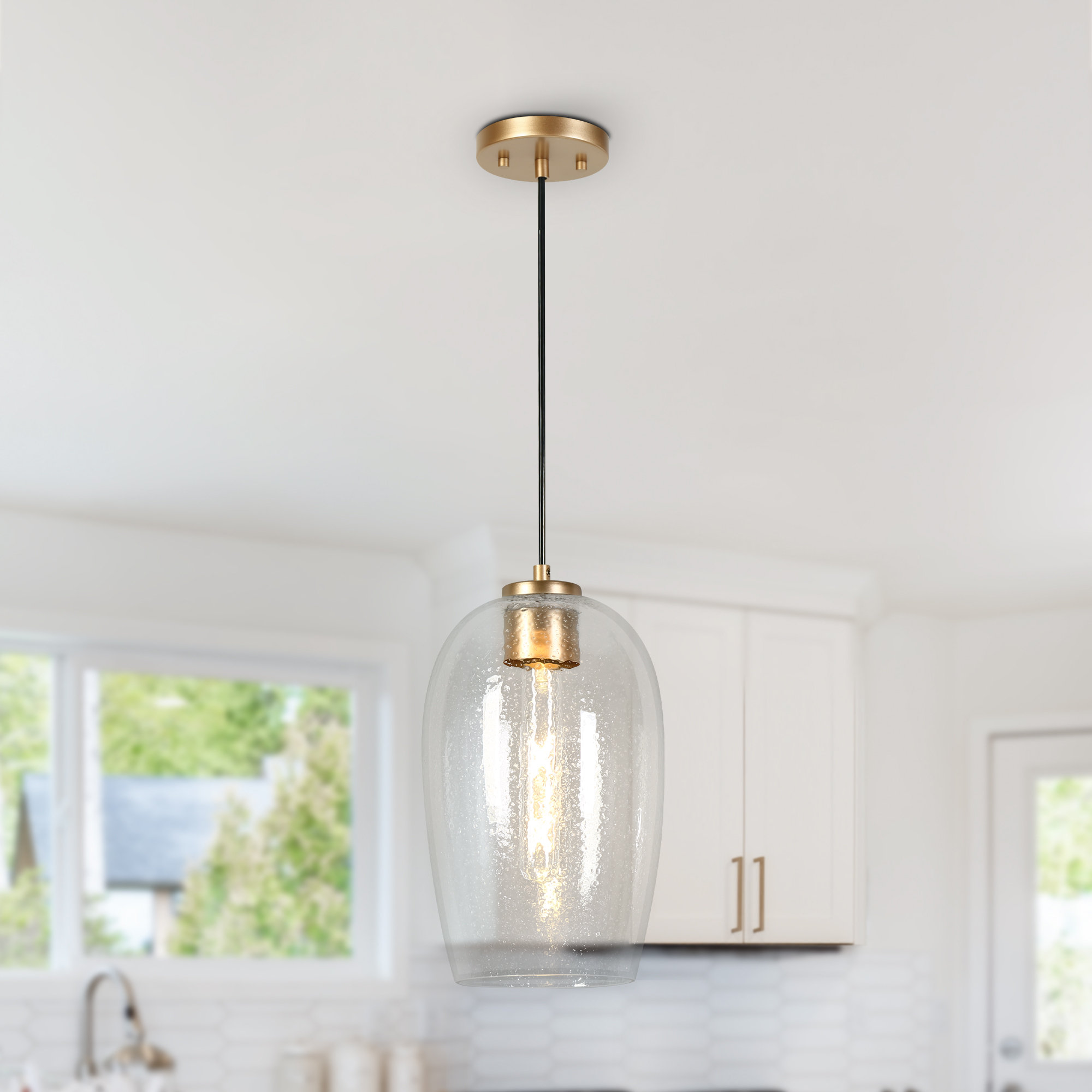Alkire 1-Light 7" Wide Small Single Pendant