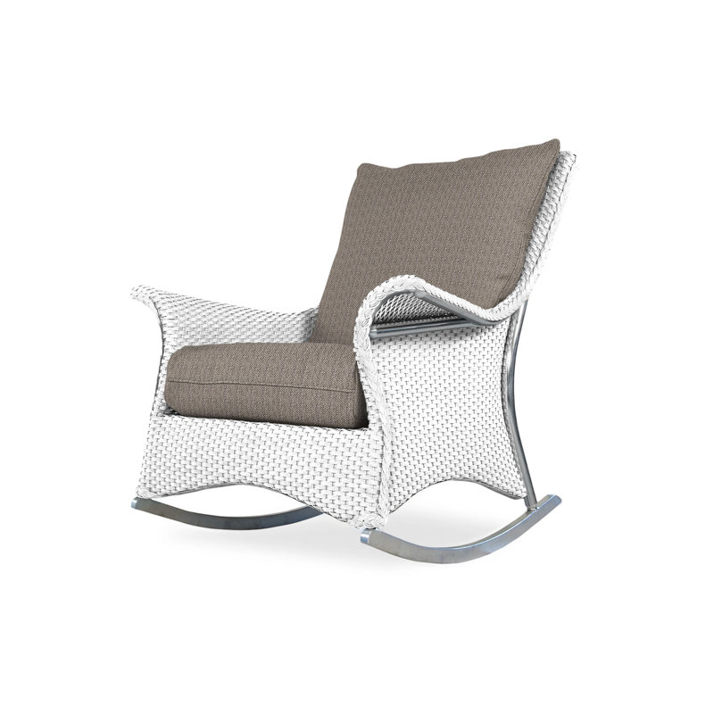 Mandalay Outdoor Chair, White, Demo Oatmeal