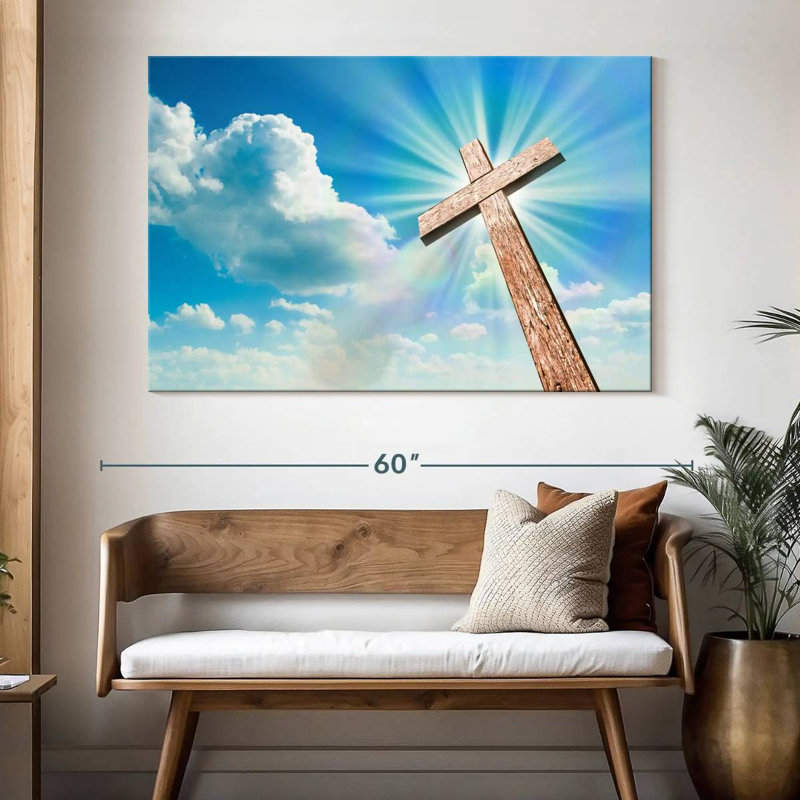 Adella Large Cross, 34" H x 51" W