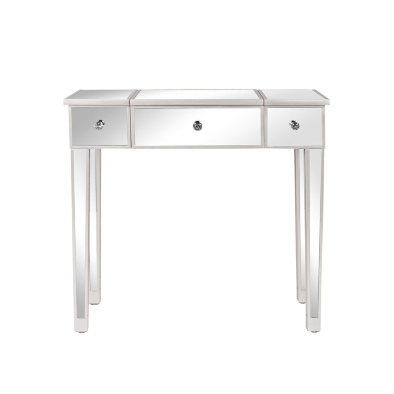 Edingworth Glass Top Armoire Desk