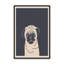 «Pugsy the Pug Dog» par Sary and Saff, reproduction d'art sur toile-1901548653-1901548650