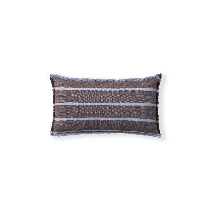 Rectangular Cushion Lines Navy