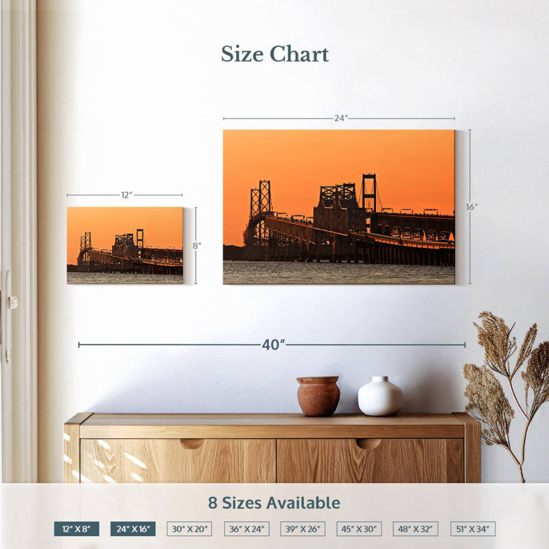 Lilie Chesapeake Bay Bridge, H 16 po x l 24 po