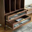 Vitrine en bois massif American Retro