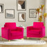 Gillette Upholstered Tufted Velvet Club Chair