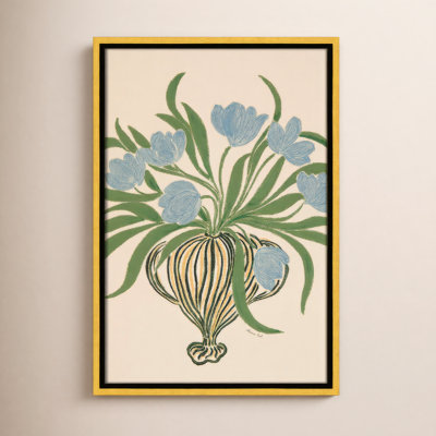 Colette "La Poire Blue Tulips" Print