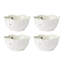 Lenox Butterfly Meadow Floral Set Of 4 Dessert Bowls - Green