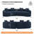 Boneless Curved Chenille Compression Modular Sofa-67722941