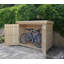 6 Ft. W x 3 Ft. D Overlap Pent Bike Shed-540474149