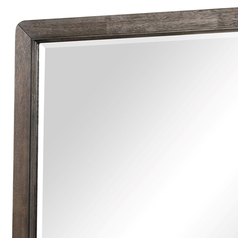 Miroir brun antique