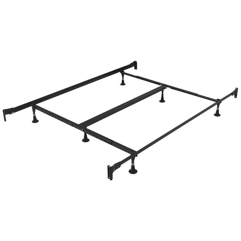 Alwyn Home Berning Twin 10'' Plush Innerspring Mattress and Bed Frame Box Spring
