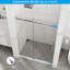 Porte de douche coulissante sans cadre-127317703
