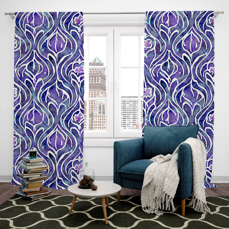 Brevik Room Darkening Curtain Pair, 40" W x 61" L