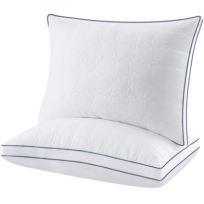 Two-Piece Bed Pillow Set with Soft Down Alternative Fill, Supportive for All Types of Sleepers, Ensuring a Comfortable Night's Rest