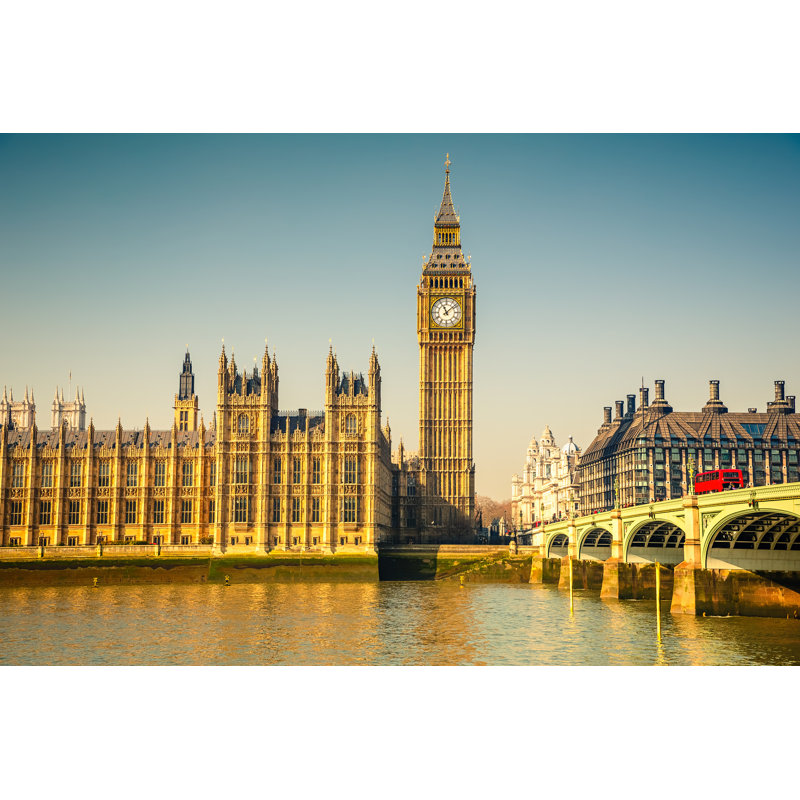 Chiyoda Houses Of Parliament, London - Wrapped Canvas Print, 30cm H x 46cm W x 3.8cm D
