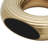 Halo 9" Ribbed Donut Ceramic Gold Vase-1331043248