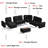Sherry 106" Upholstered Modular Sectional with Sotrage Ottoman & USB Charging-122875787