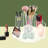 Malissie Plastic 6 Compartment Makeup Organizer