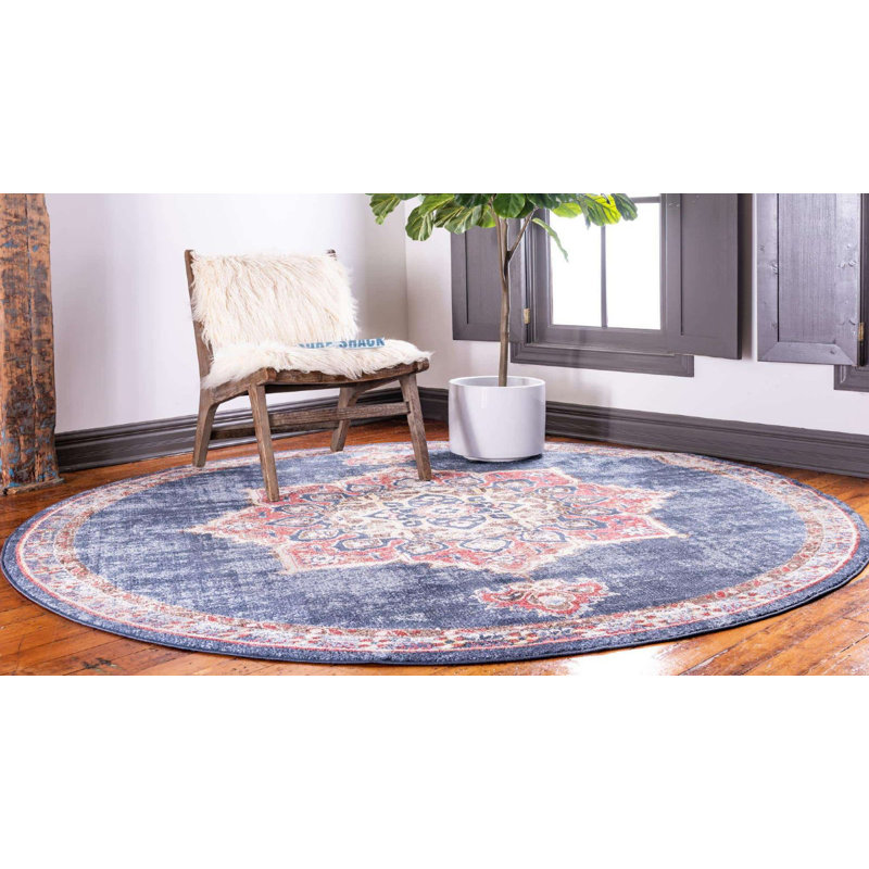 Ulla Oriental Indoor Rug, Round 3'3"