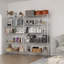 5-Tier Steel Height -Adjustable Storage Rack Heavy Duty Shelving Unit-1899585350-1899585348