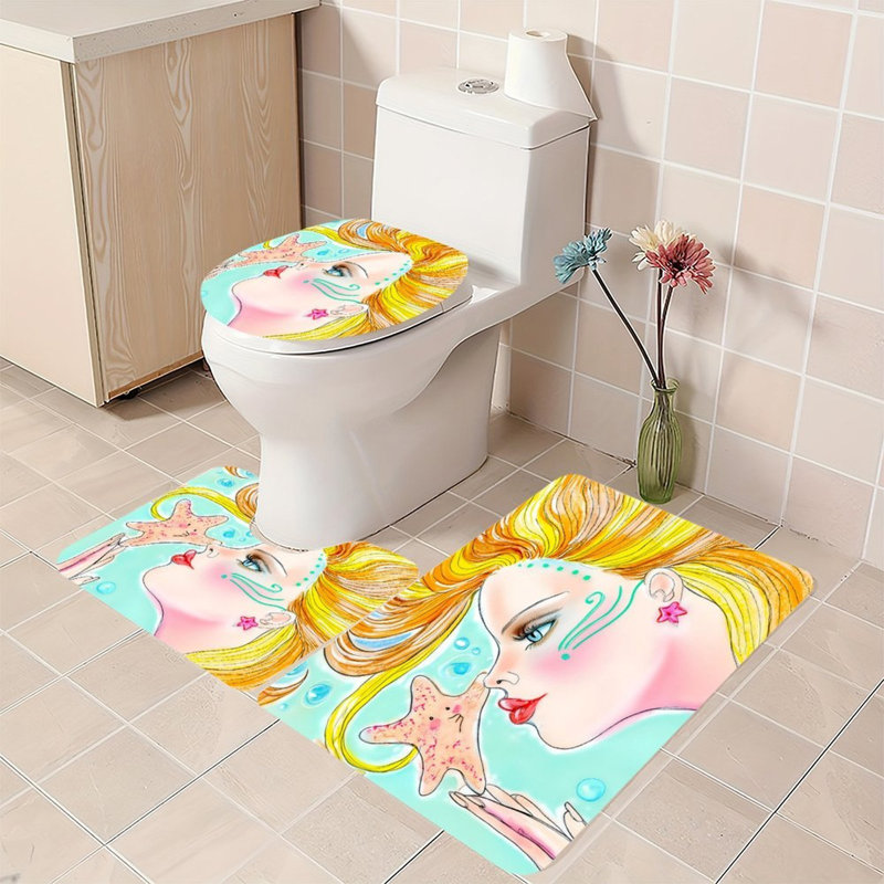 Ensemble de tapis de salle de bain 3 pièces pour enfants