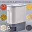 Contenant de rangement pour riz riz étanche à l'humidité 22 lb-2121086739