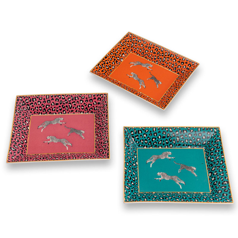 Leaping Cheetah Plates