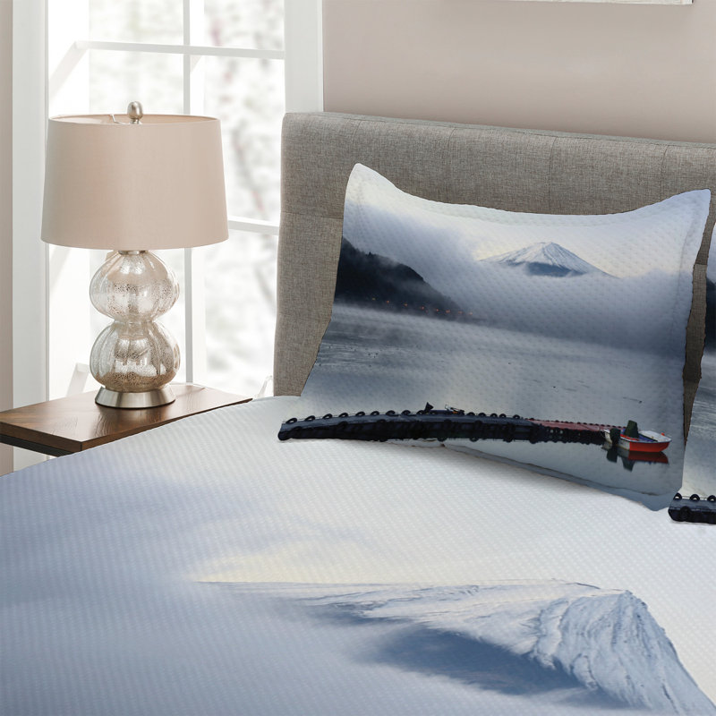 Rustic Coverlet, King Bedspread + 2 Shams