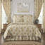 Ayda Cream/Mustard Standard Cotton 52 TC Reversible Quilt-65874584