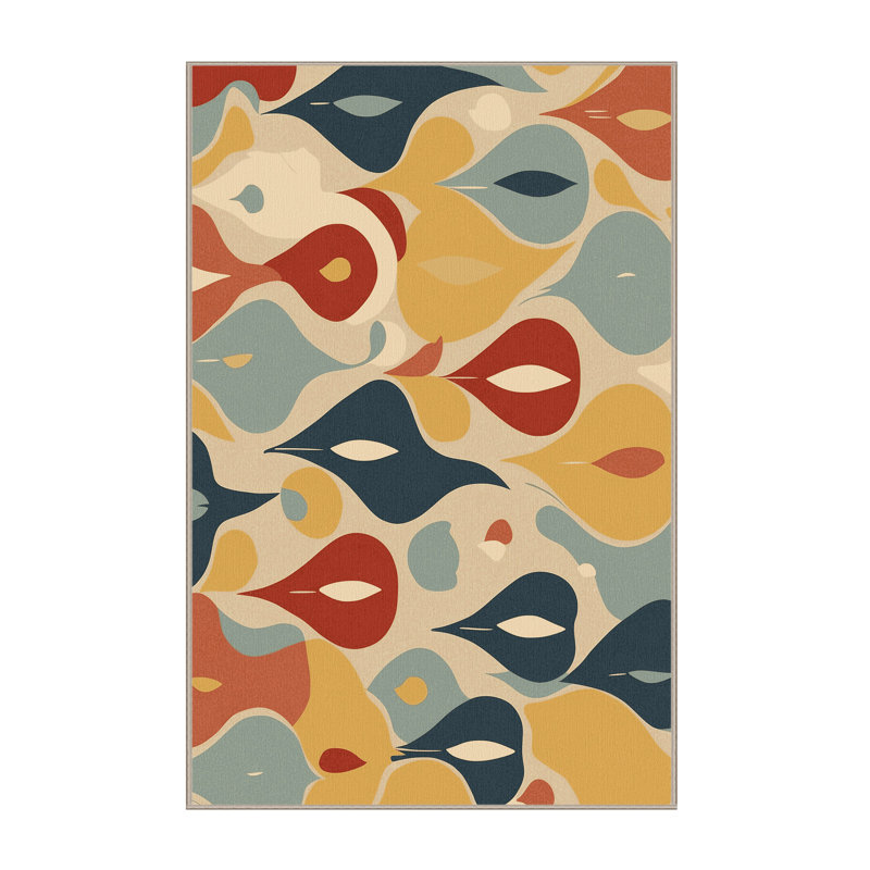 Lively Pop Rug, Rectangle 3' x 5'