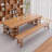 Brown Rectangular Solid Wood desk-546727663