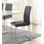 Ensemble de 2 chaises d'appoint en similicuir
