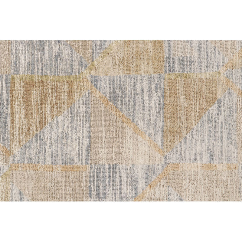 Scandinavian Geometric Area Rug, Rectangle 6' x 9'