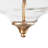 Lamar 3 - Light Semi Flush Mount Lighting Modern Gold