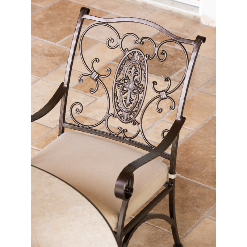 Chaise de salle à manger San Cristobal, Alcazar séquoia, Graphite
