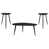 3 Pieces: Coffee Table, 2 End Tables