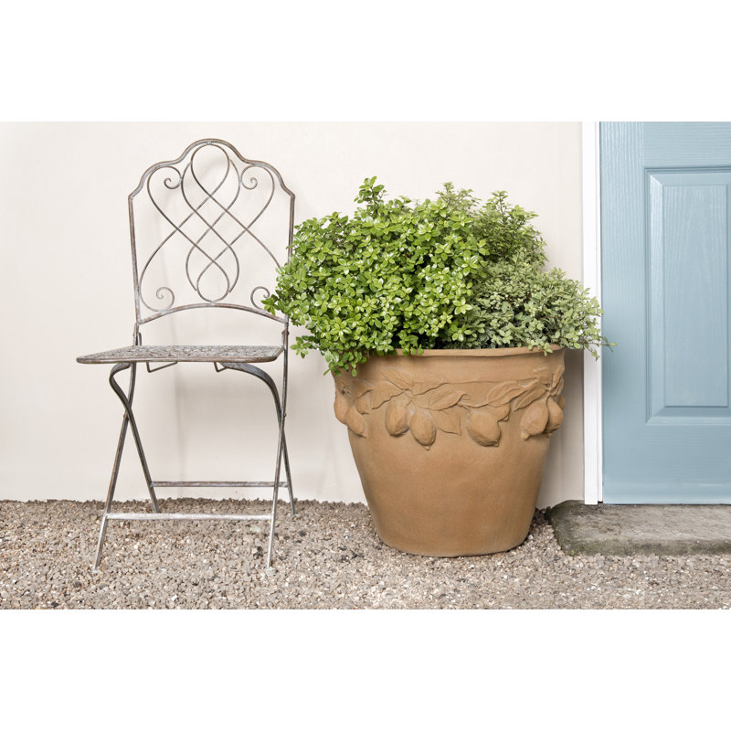 Zachariah Fiberglass Cachepot, Large