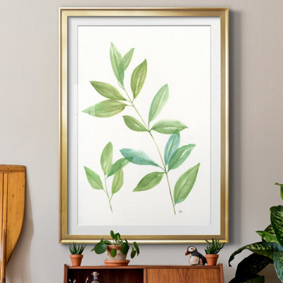 Printemps verts II - Cadre photo, reproduction d'art sur papier