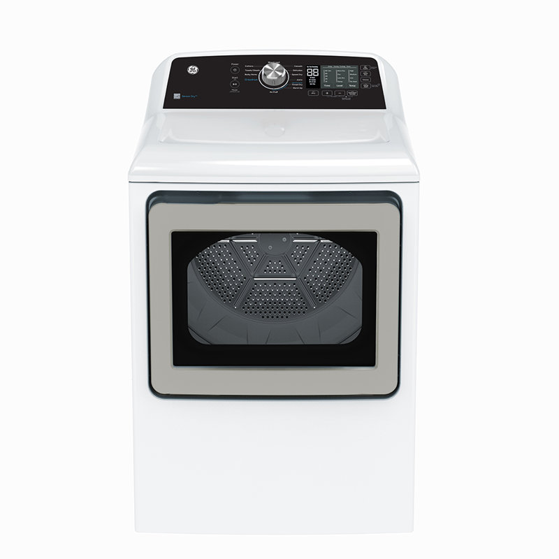 Ge 7.4 Cu.ft. Top Load Electric Dryer With Sanifresh Cycle White - Gtd68ebmrws