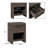 Bateson Modern 1 Drawer Nightstand Side Table-1373918409