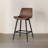 Cannell Upholstered Counter Stool with Metal Frame-814644126
